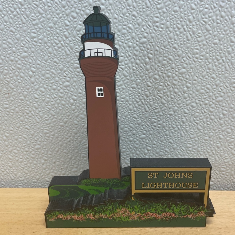 Sheila’s St. Johns River Lighthouse. Mayport, Florida. PLH26 2000. Limited Ed.